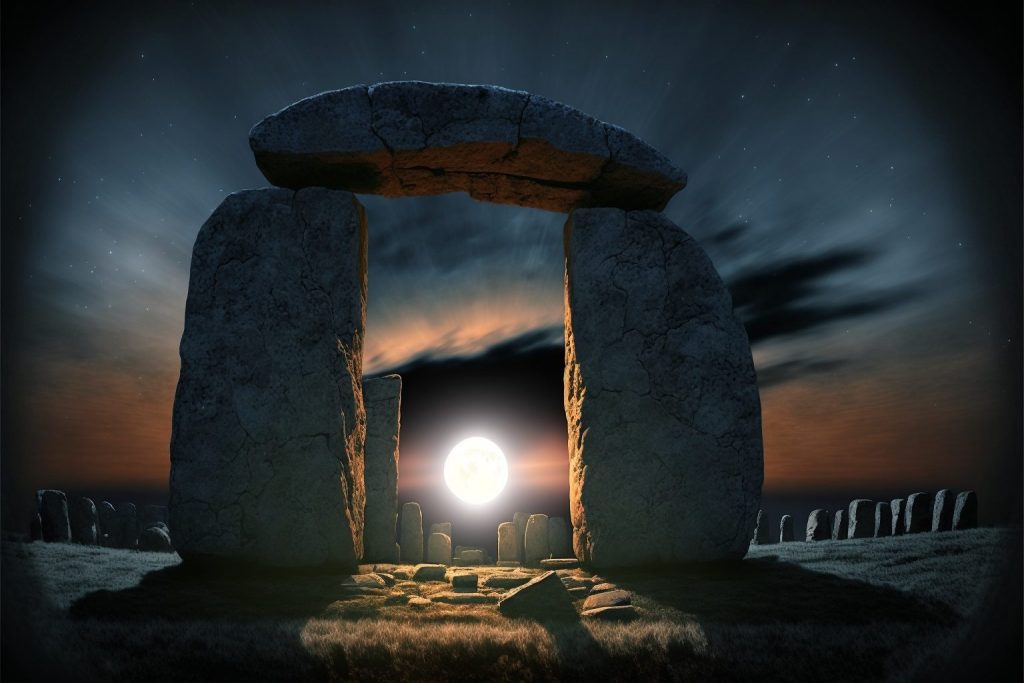dolmen pintura solsticio ritual celta
